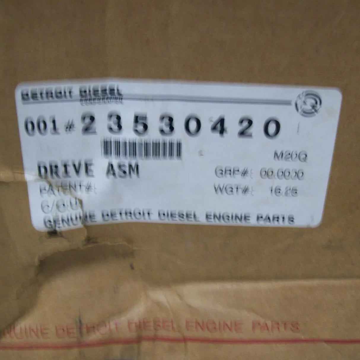 DDE 23530420 Genuine Detroit Diesel Drive Assembly
