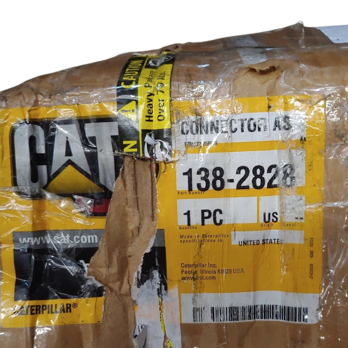 138-2828 Genuine CAT Push Arm Connector