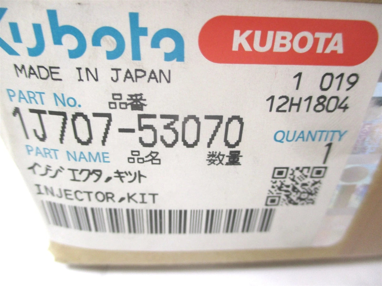 1J707-53070 Genuine Kubota Fuel Injector