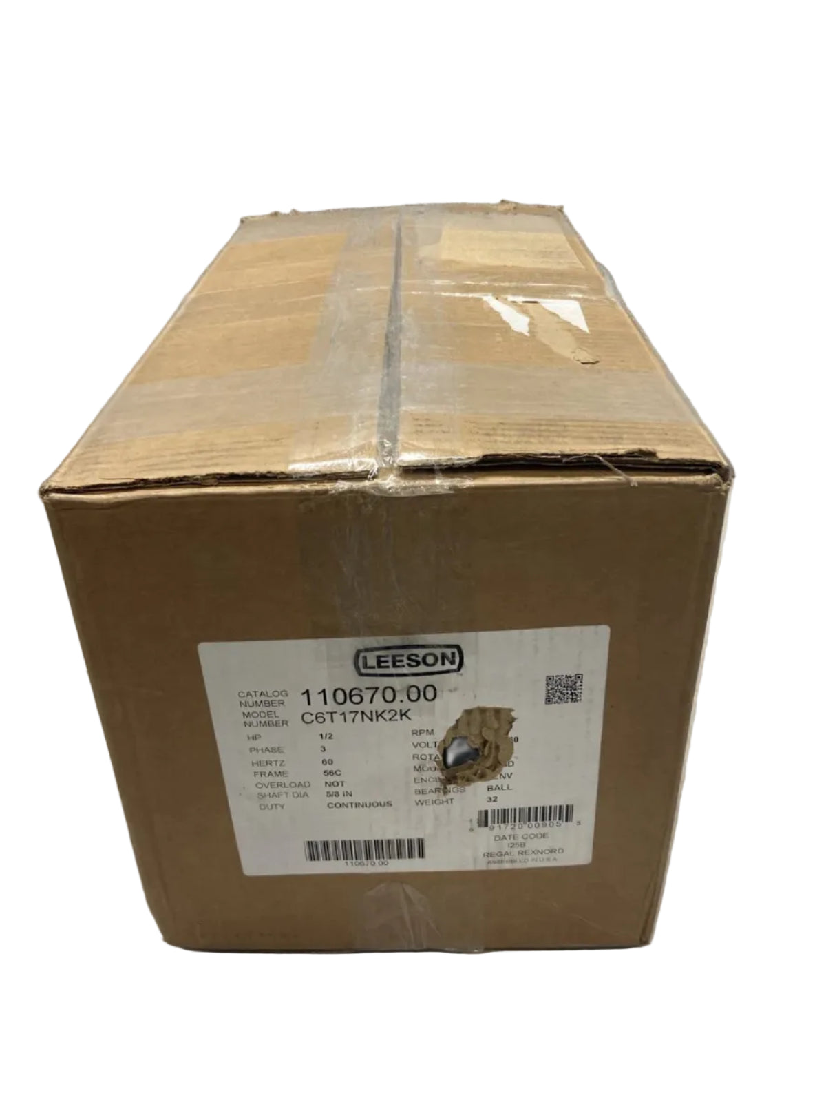 110670.00 Genuine Leeson General Purpose Brake Motor