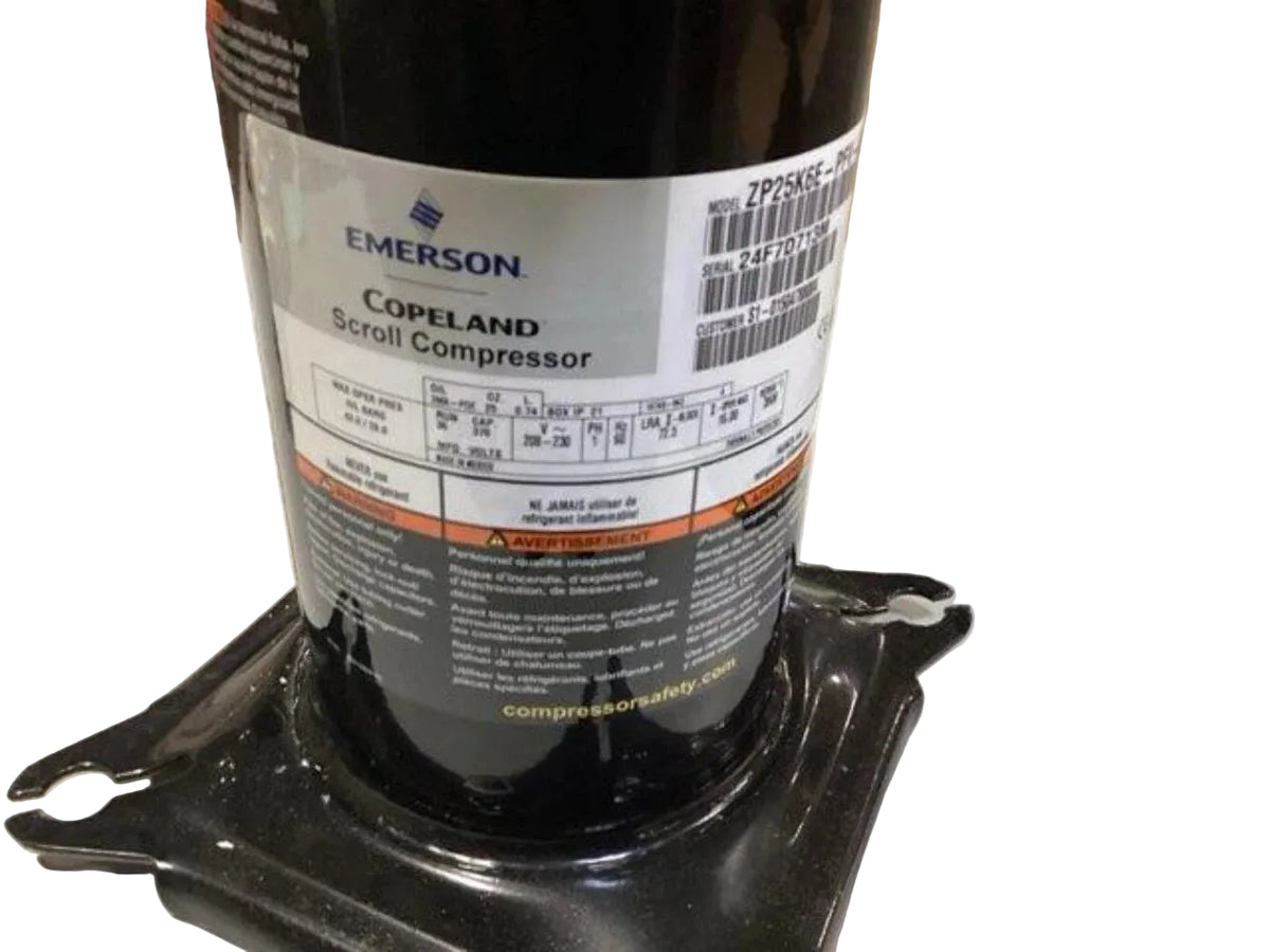 ZP25K6E-PFV-830 Genuine Copeland Scroll Compressor
