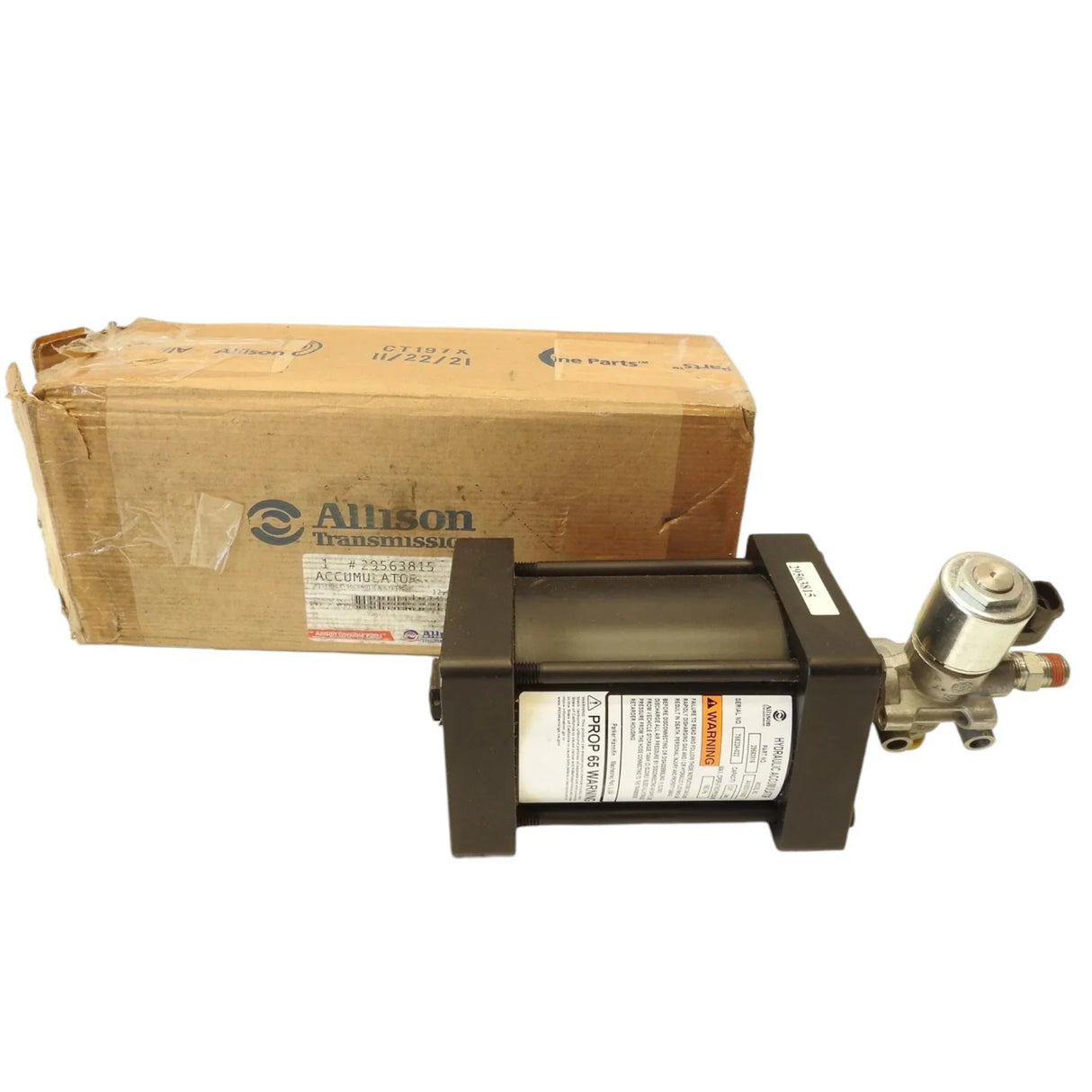 29563815 Genuine Allison Hydraulic Accumulator - Truck To Trailer