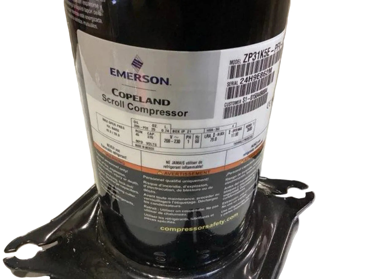 ZP31K5E-PFV-830 Genuine Copeland Scroll Compressor