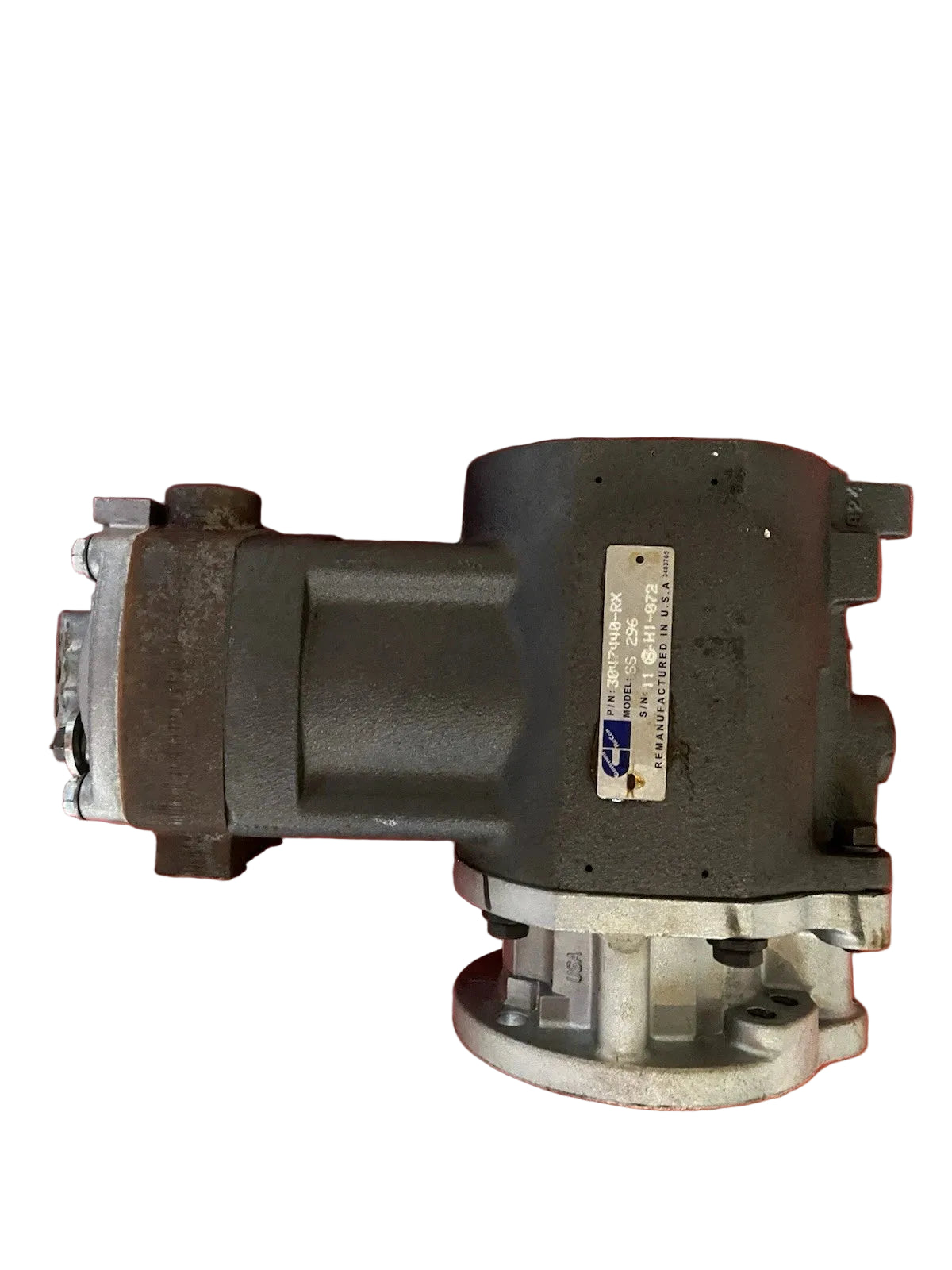 3047440XBXR Paccar Air Compressor SS269 1 Cyl for Kenworth and Peterbilt