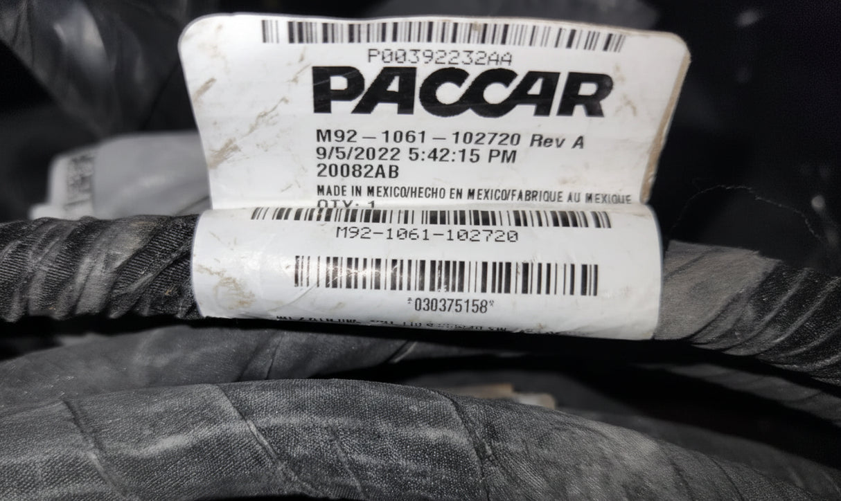 M921061102720 Genuine Paccar Wiring Harness