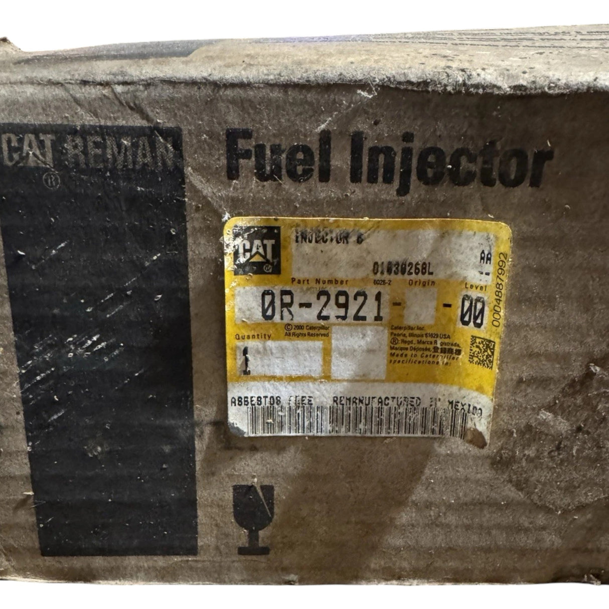 0R-2921 Genuine CAT Diesel Fuel Injector