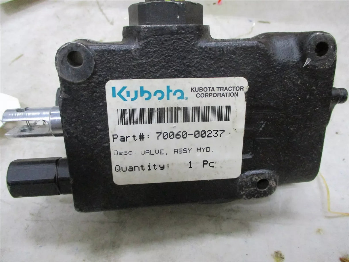 70060-00237 Kubota Hudraulic Valve - Truck To Trailer