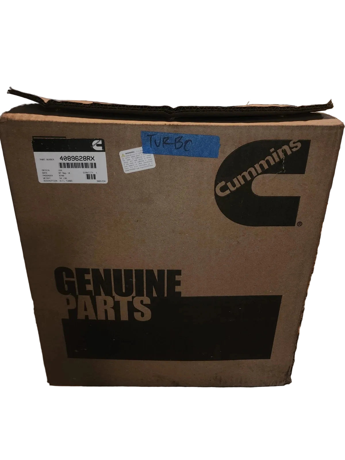 4089628RX Genuine Cummins Turbocharger Kit HX35G