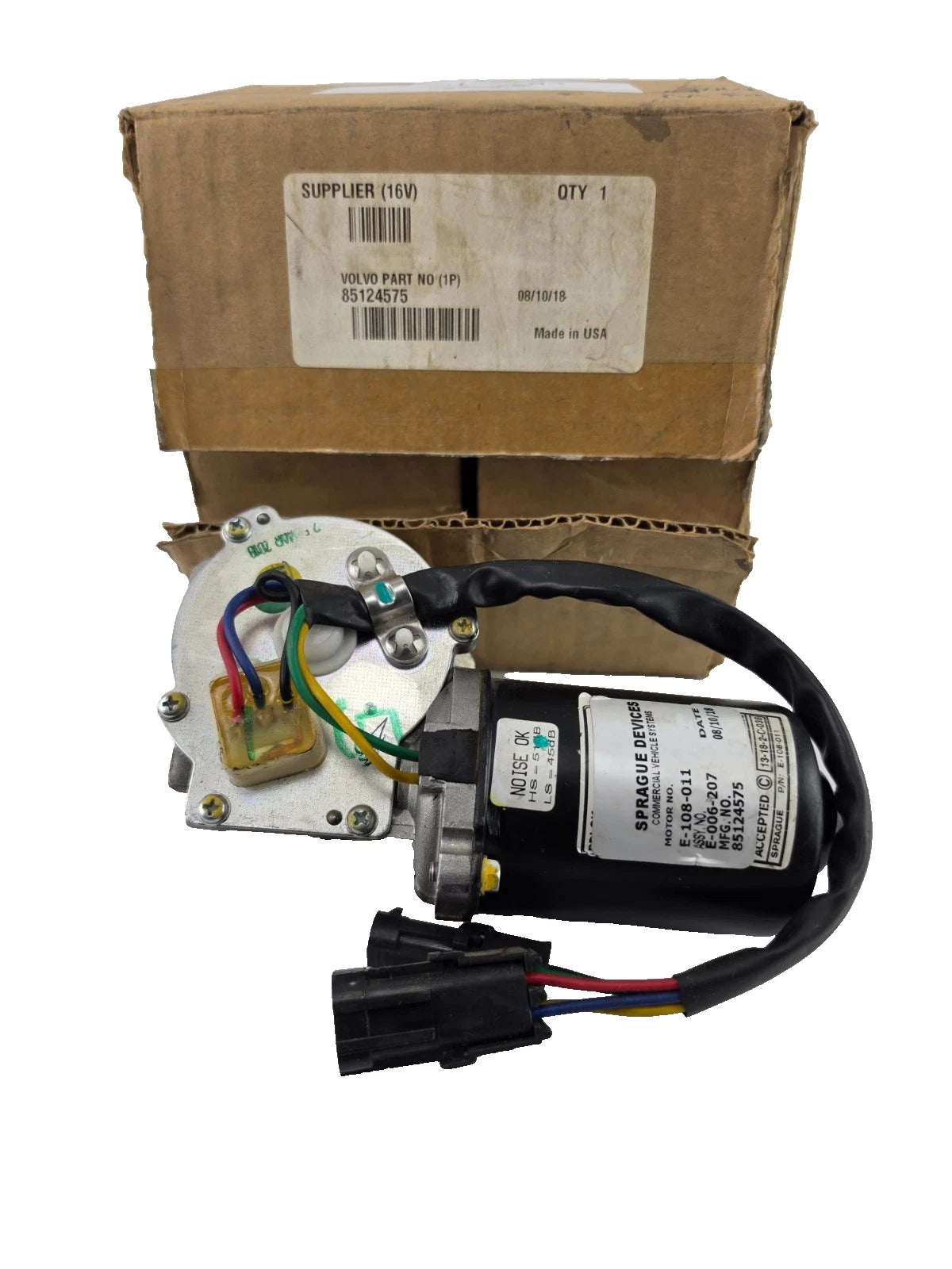 85124575 Genuine Volvo Windshield Wiper Motor