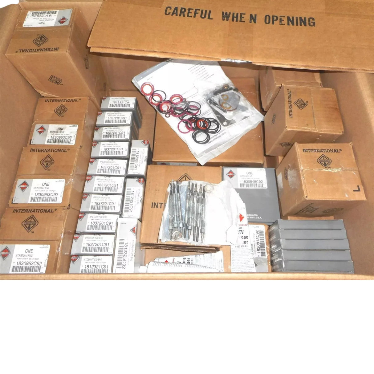 1841383C93 International Piston Works Standard Size Kit - Truck To Trailer