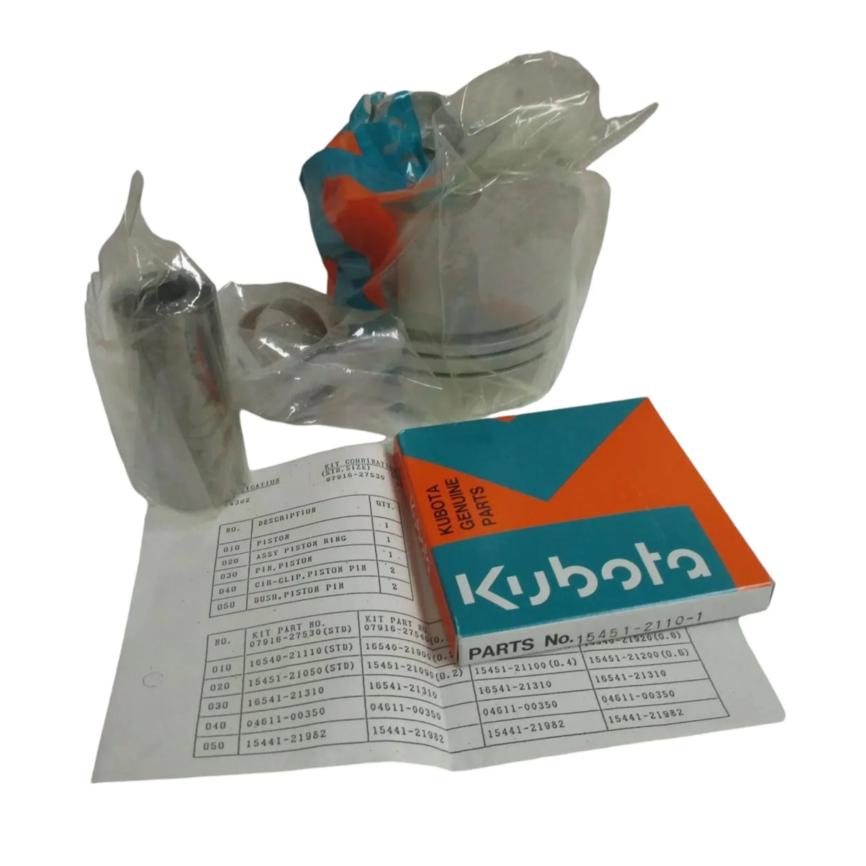 07916-27550 Kubota Ring And Piston - Truck To Trailer