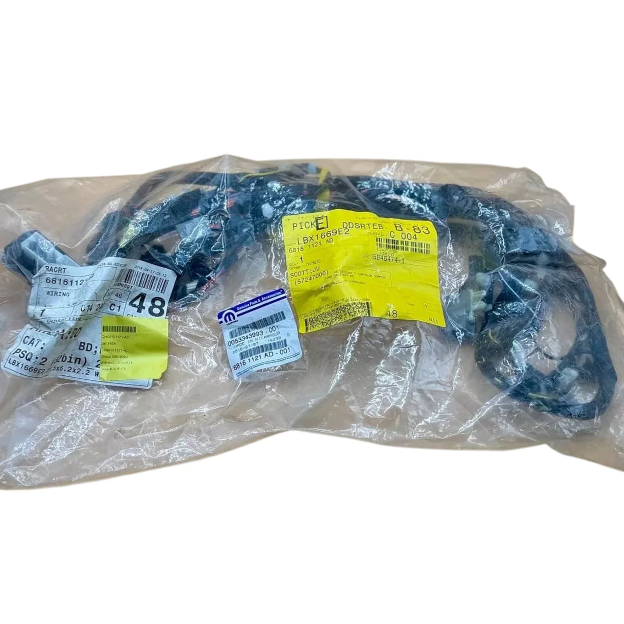 68161121AD Mopar Liftgate Wiring Harness - Truck To Trailer