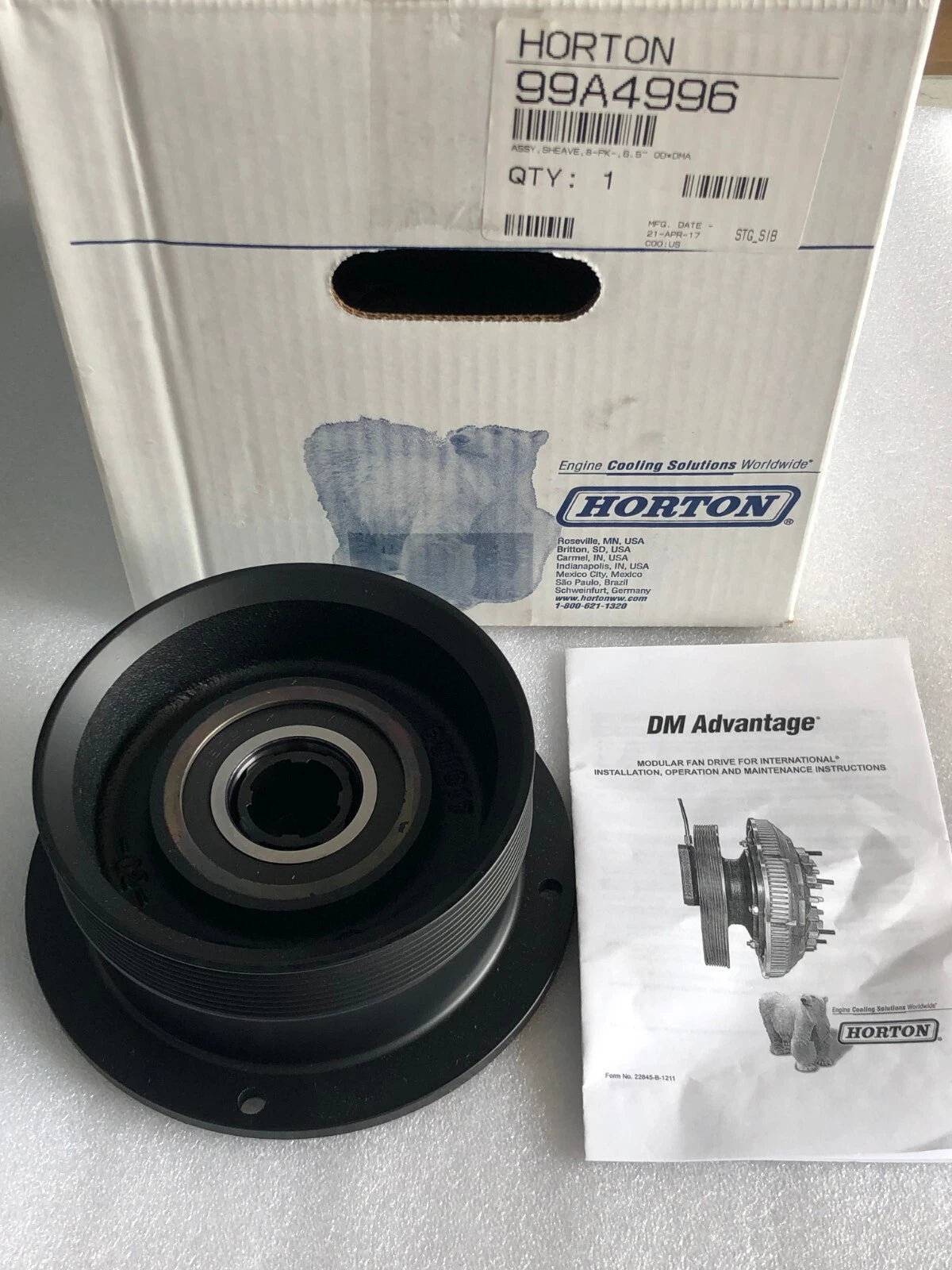 99A4996 Genuine Horton DM Advantage Pulley Assembly