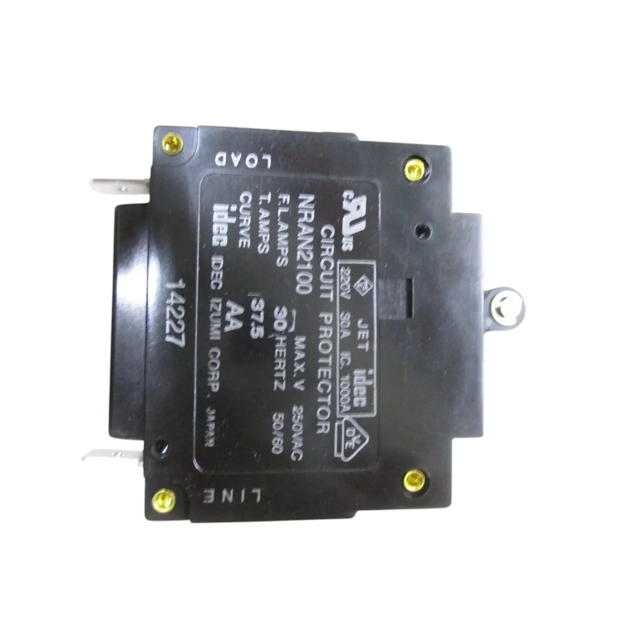 G3736-03630 Kubota Cenerator Circuit Breaker - Truck To Trailer