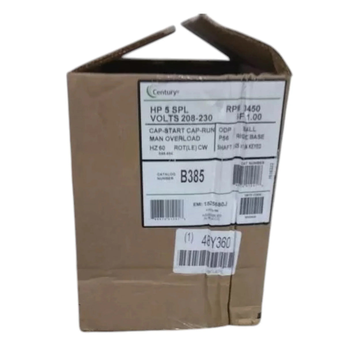 B385 Century Compressor Motor - Truck To Trailer