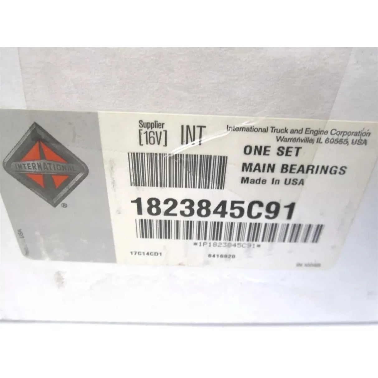 1823845C91 International Bearing Set Main Wide .20 - Truck To Trailer