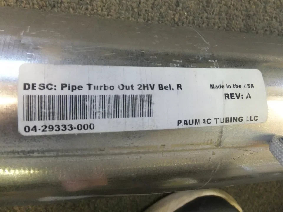 04-29333-000 Freightliner Pipe-Exhaust, Turbo - Truck To Trailer