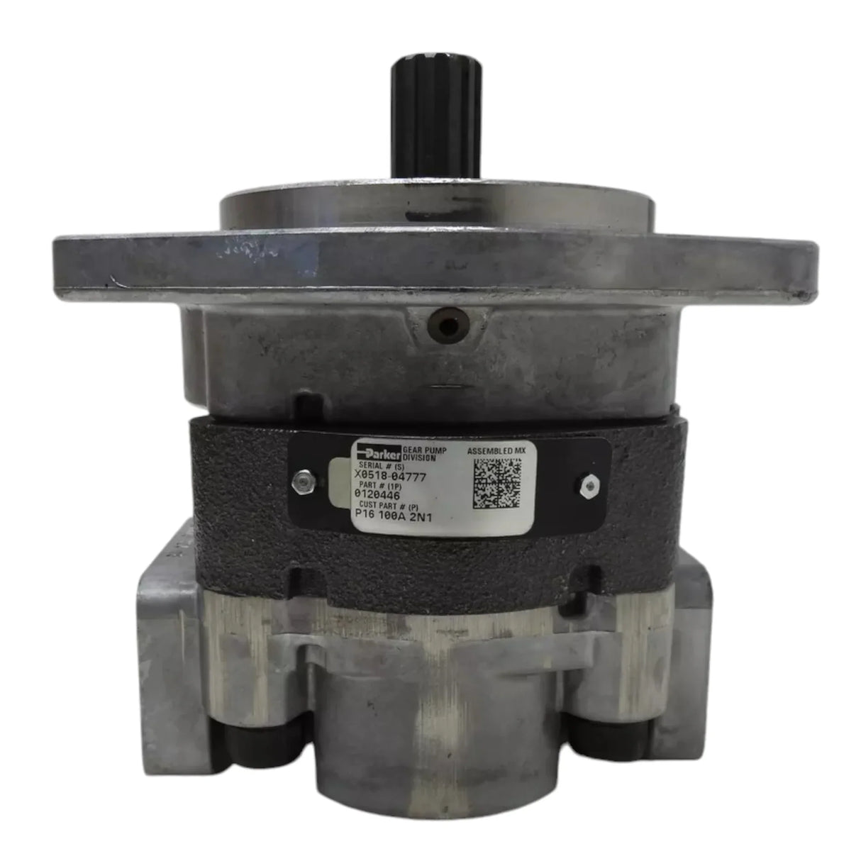 0120446 Parker Intertech Gear Pump P16 100A 2N1 - Truck To Trailer