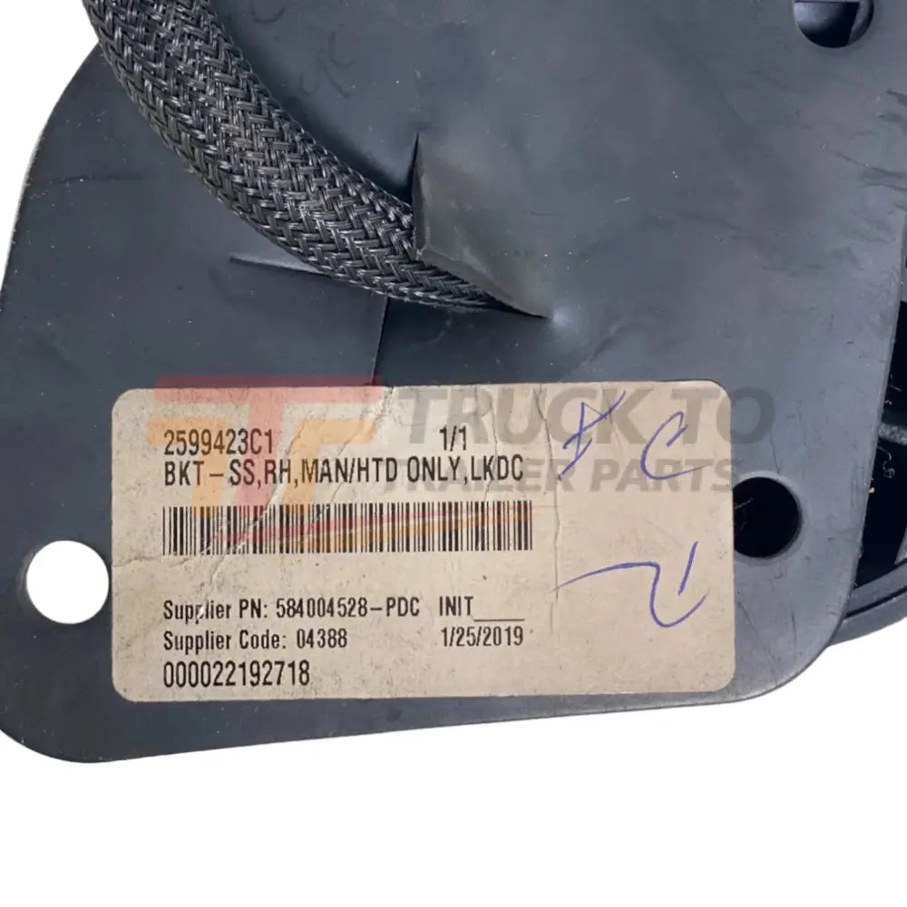 V584004528 Genuine International Right Side Mirror Bracket - Truck To Trailer