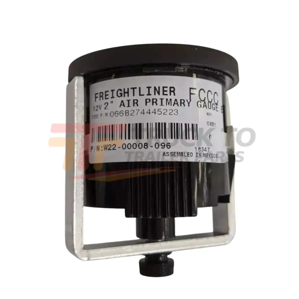 W22-00008-096 Genuine Meritor Freightliner Air Pressure Gauge 12V - Truck To Trailer