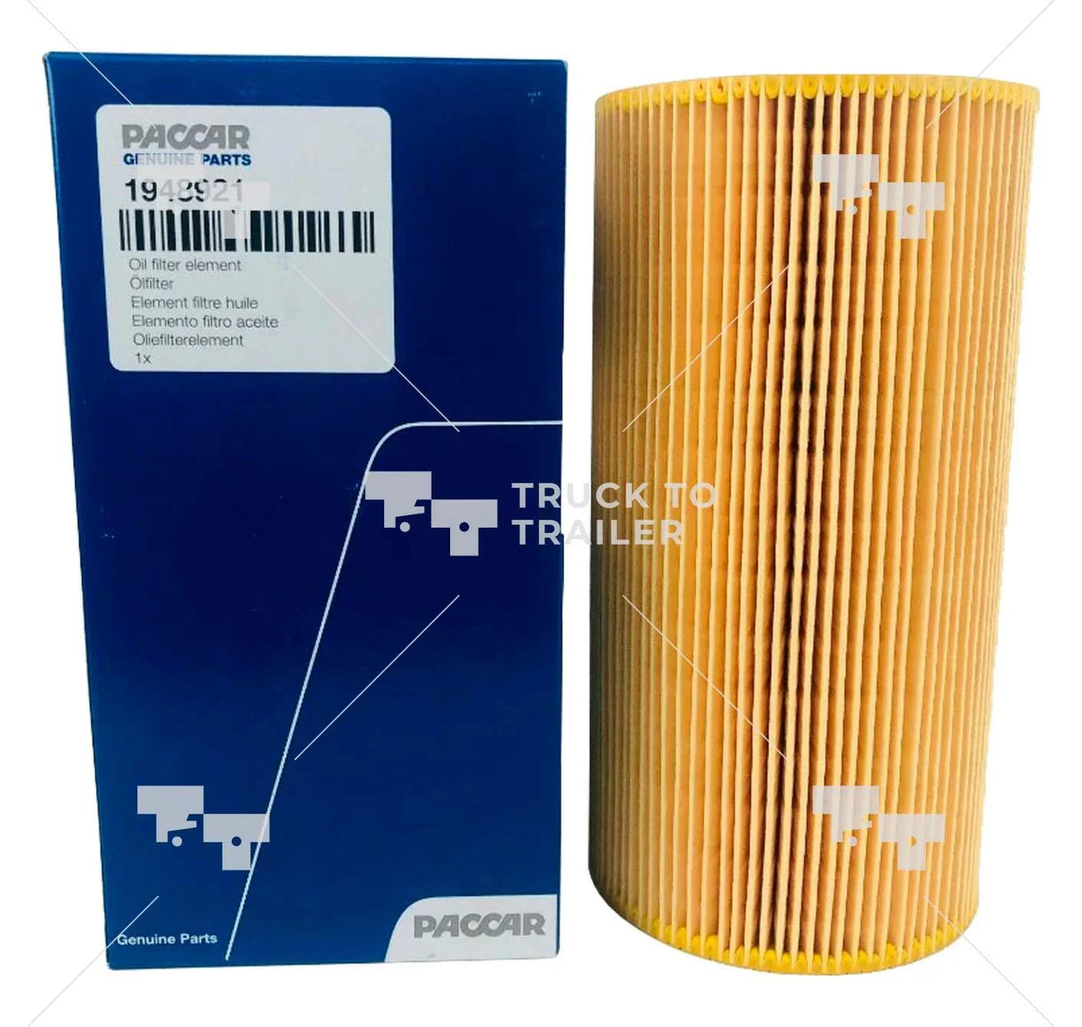 1948921Pe Genuine Paccar Oil Filter Element Set Of Eight 8 - Truck To Trailer