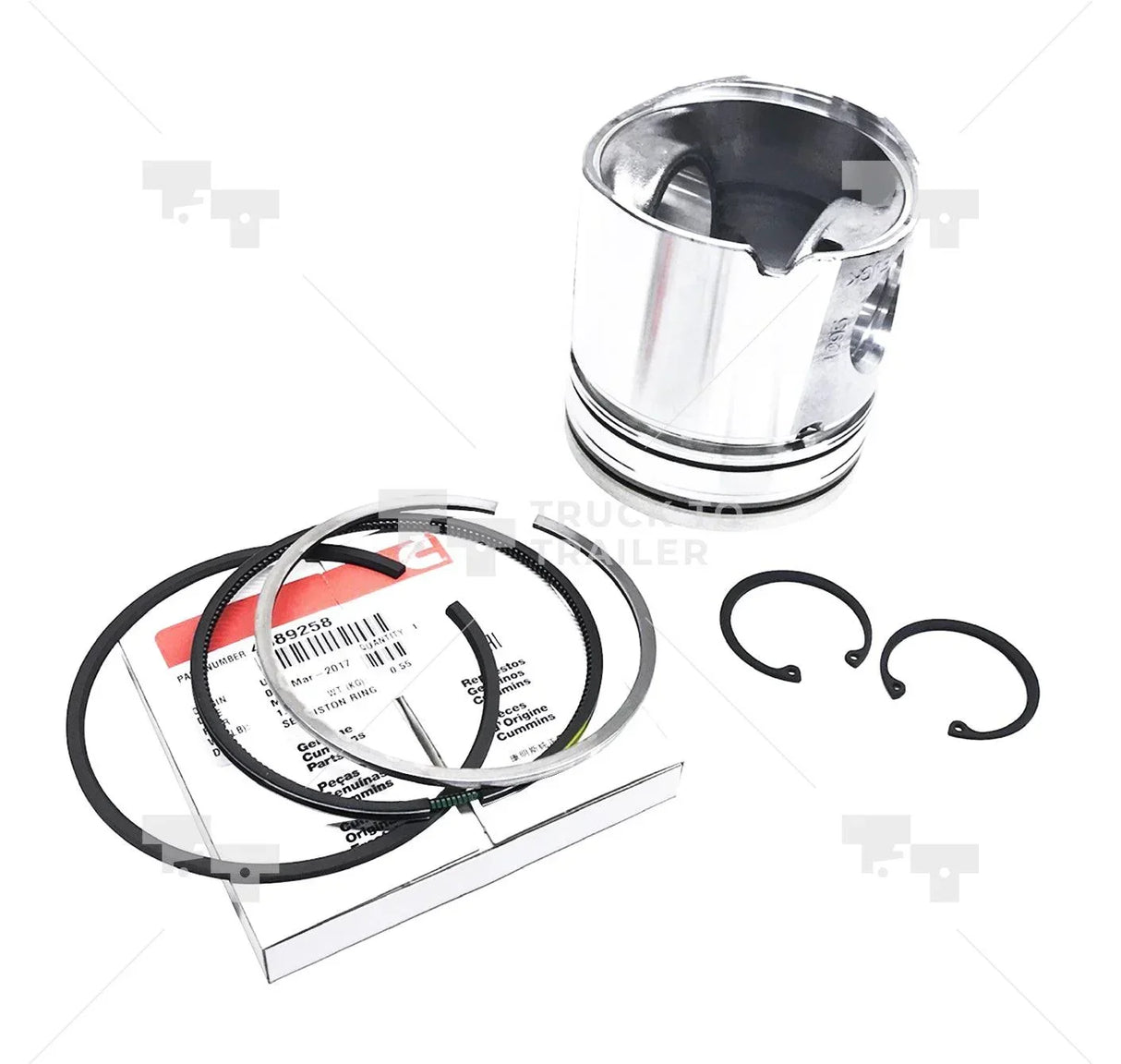 3965497 Genuine Cummins Engine Piston Kit - Truck To Trailer
