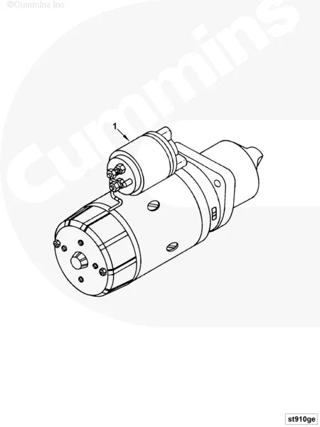 Cummins 4944702 Starting Motor - Truck To Trailer