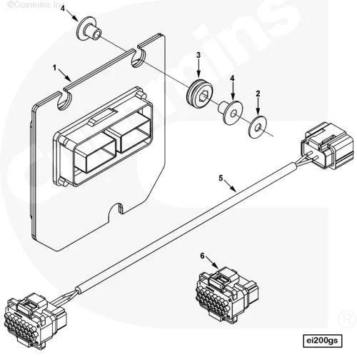 Cummins 5256734 Wiring Harness - Truck To Trailer