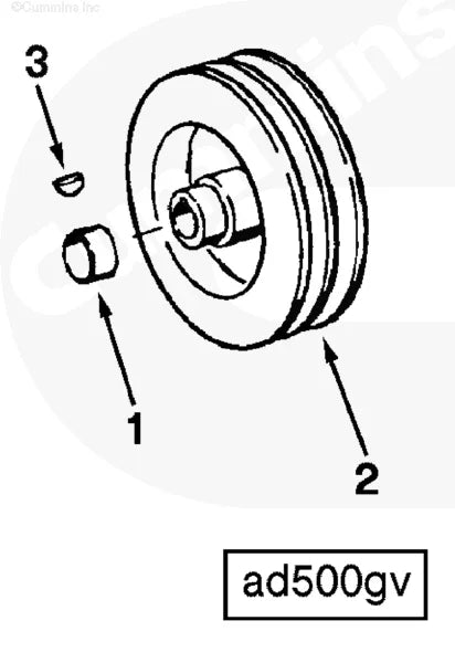 Cummins Bm74045 Fan Pulley - Truck To Trailer