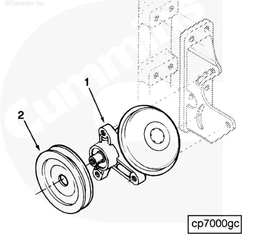 Cummins C0145055300 Vacuum Pump - Truck To Trailer