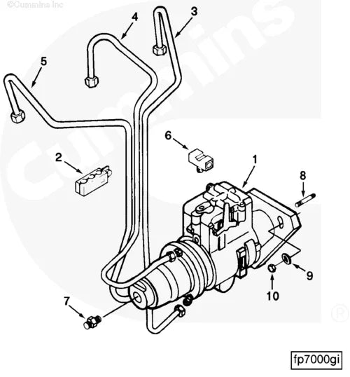 Cummins C0147071000 Injector Fuel Supply Tube - Truck To Trailer