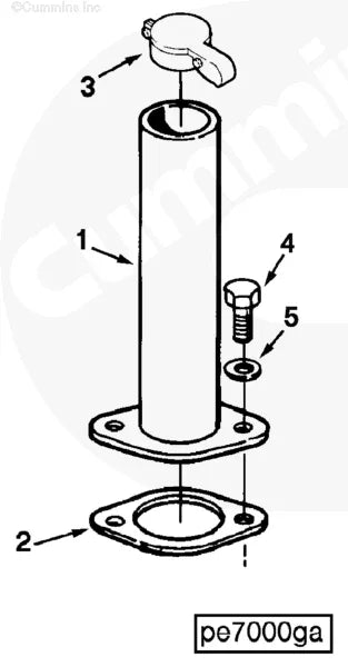 Cummins C0155191900 Exhaust Outlet Connection - Truck To Trailer