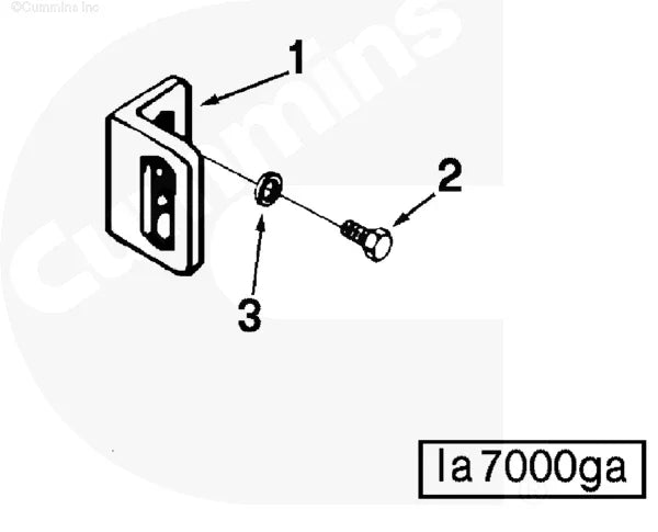 Cummins C0403187500 Lifting Bracket - Truck To Trailer