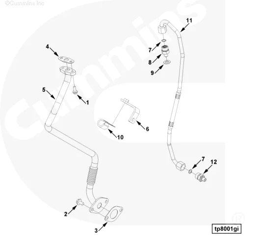 Cummins C6205518640 Tube Connector - Truck To Trailer