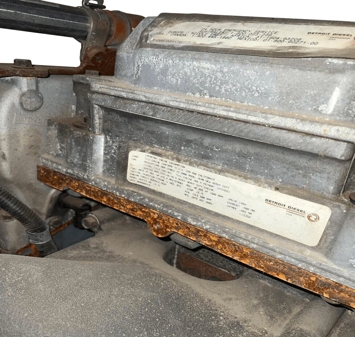 Genuine 2005 Detroit Egr Engine Series 60 Long Block 12.7L 455Hp 1800Rpm - Truck To Trailer