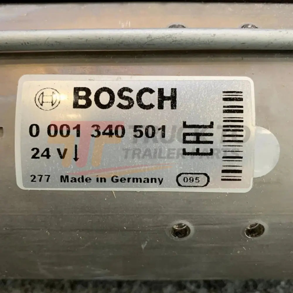0-001-340-501 Genuine Bosch Starter Motor 24V - Truck To Trailer