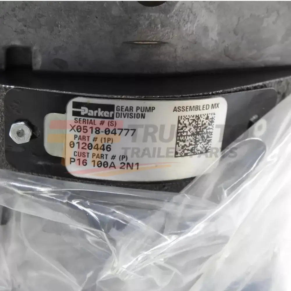 0120446 Parker Intertech Gear Pump P16 100A 2N1 - Truck To Trailer