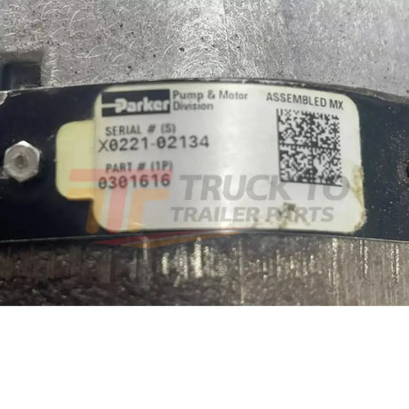 0301616 Parker Hydraulic Pump Commercial InterTech Gear Pump - Truck To Trailer