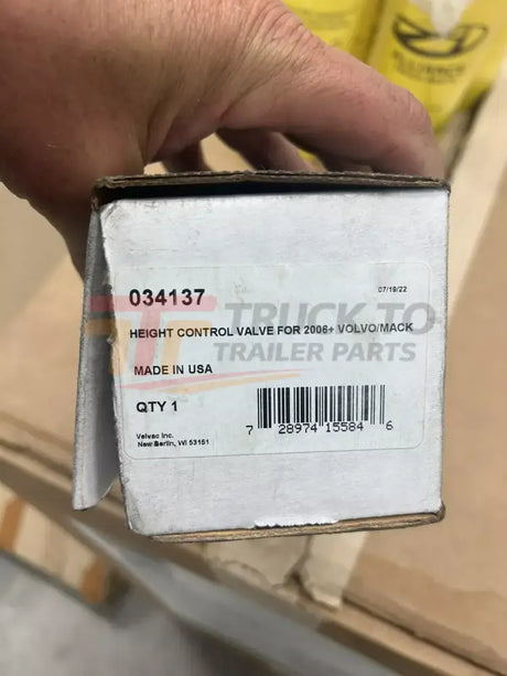 034137 Volvo Height Control Valve - Truck To Trailer