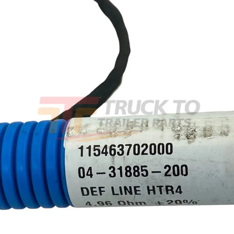 0431885200 Genuine Freightliner DEF Line Supply - Truck To Trailer
