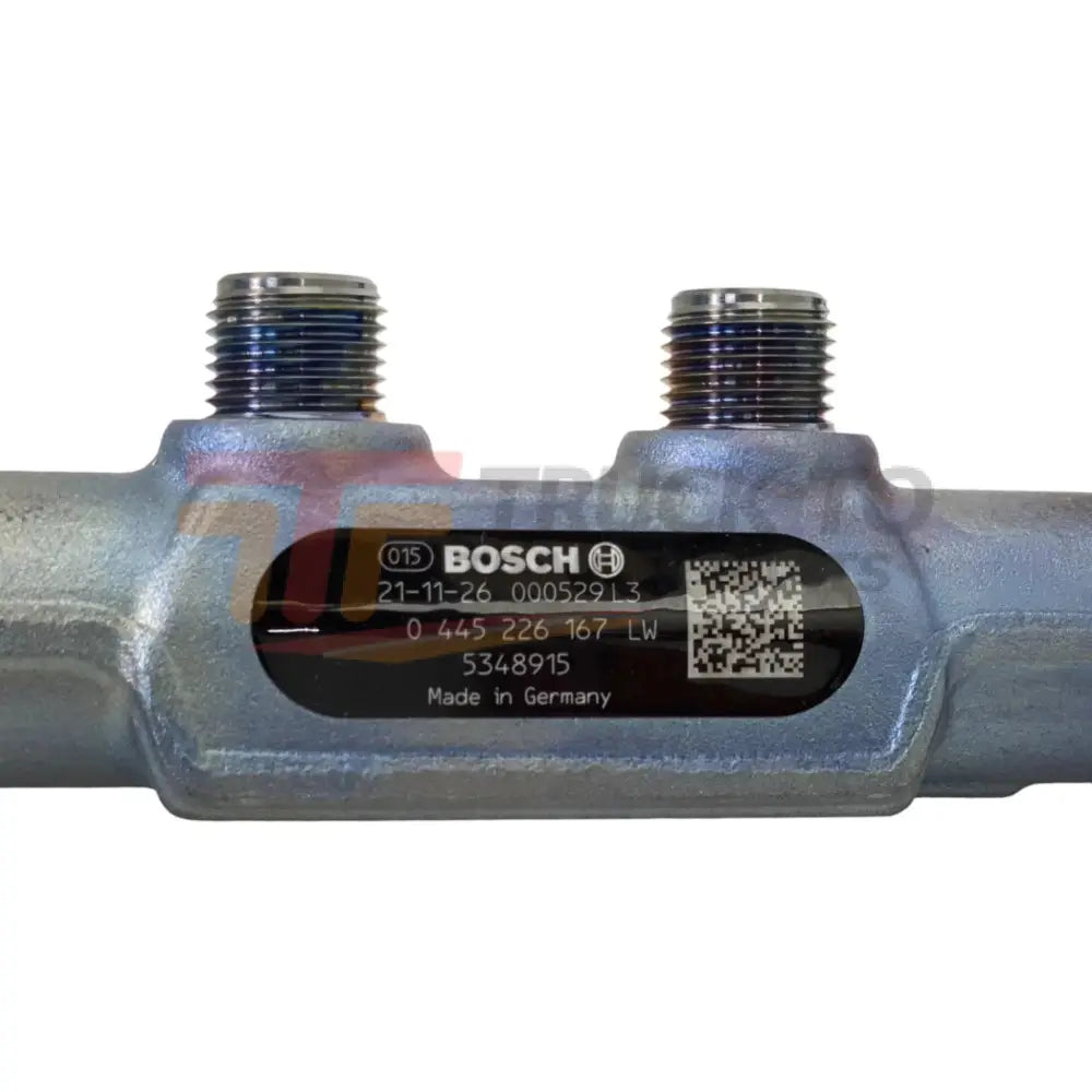 0445226167 Genuine Bosch Fuel Rail Distributor Tube For Ram 2500 3500 - Truck To Trailer