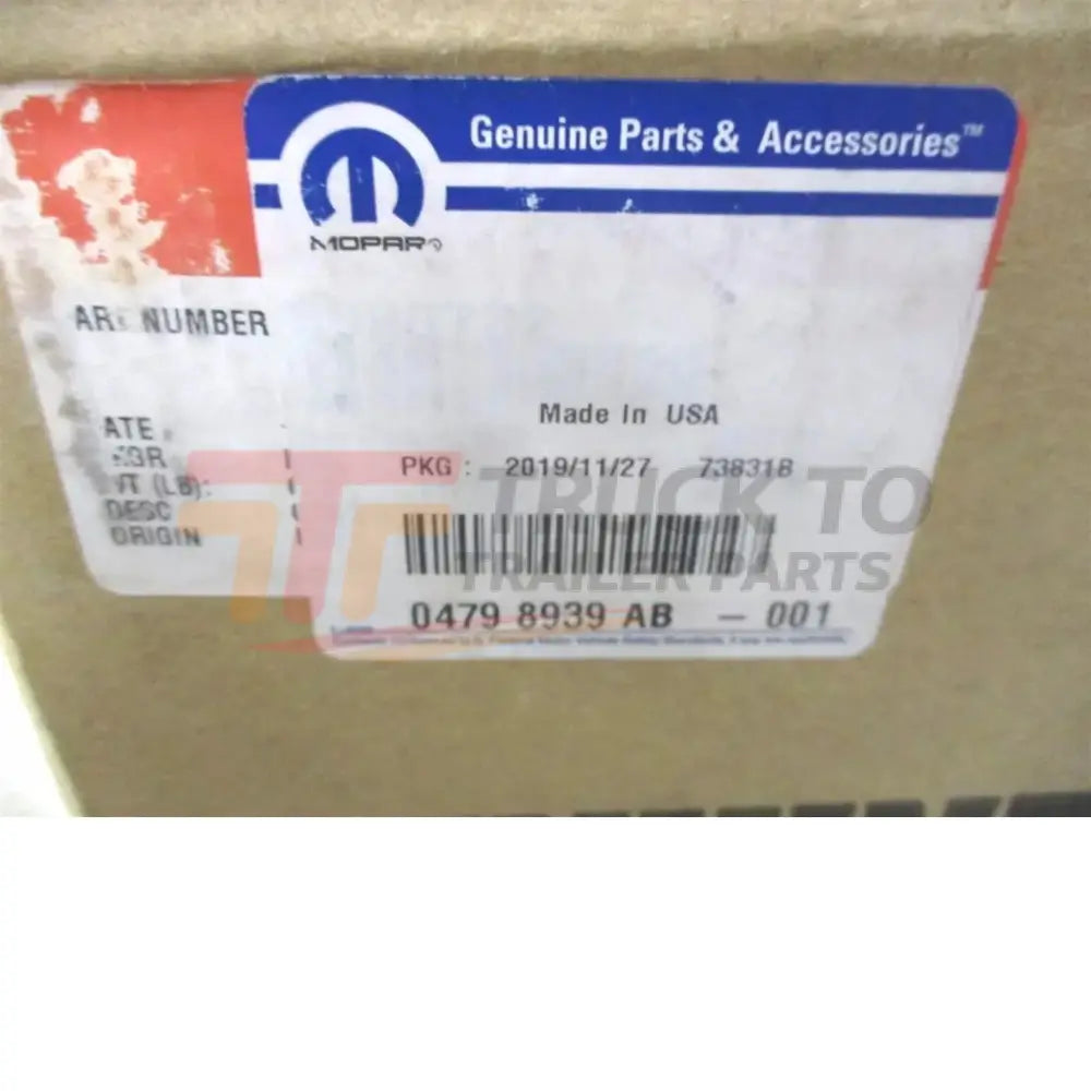 04798939AB Mopar Camshaft Cover - Truck To Trailer