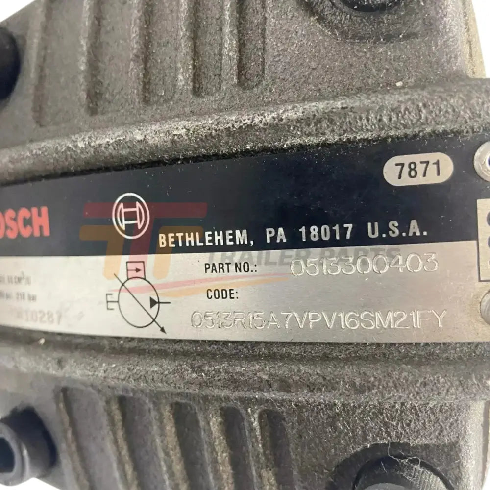 0513300403 Genuine Bosch Vane Pump 210 Bar - Truck To Trailer