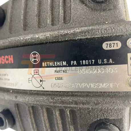 0513300403 Genuine Bosch Vane Pump 210 Bar - Truck To Trailer