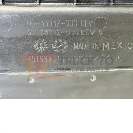 0533032000 Genuine Freightliner Radiator Recirculation Shield - Truck To Trailer