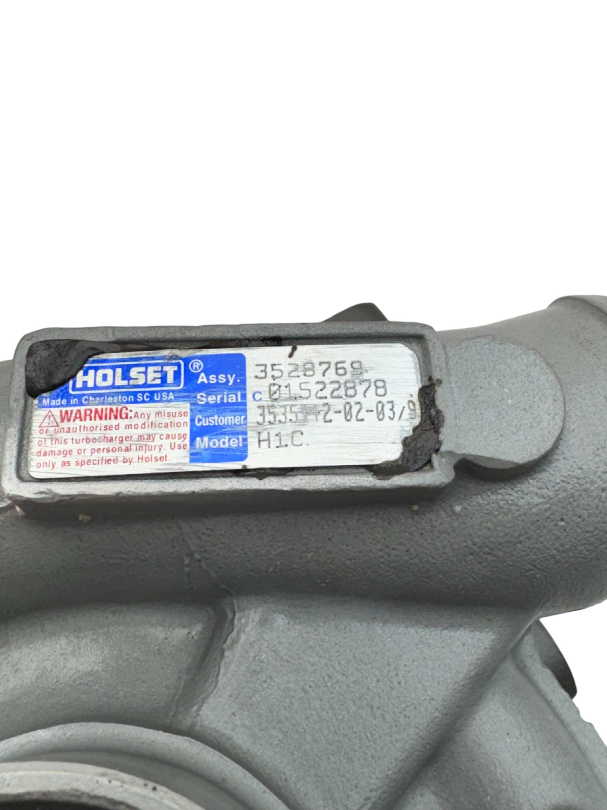 3528769 Genuine Cummins Turbocharger