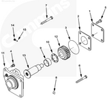 3094452 Cummins Accessory Drive Support