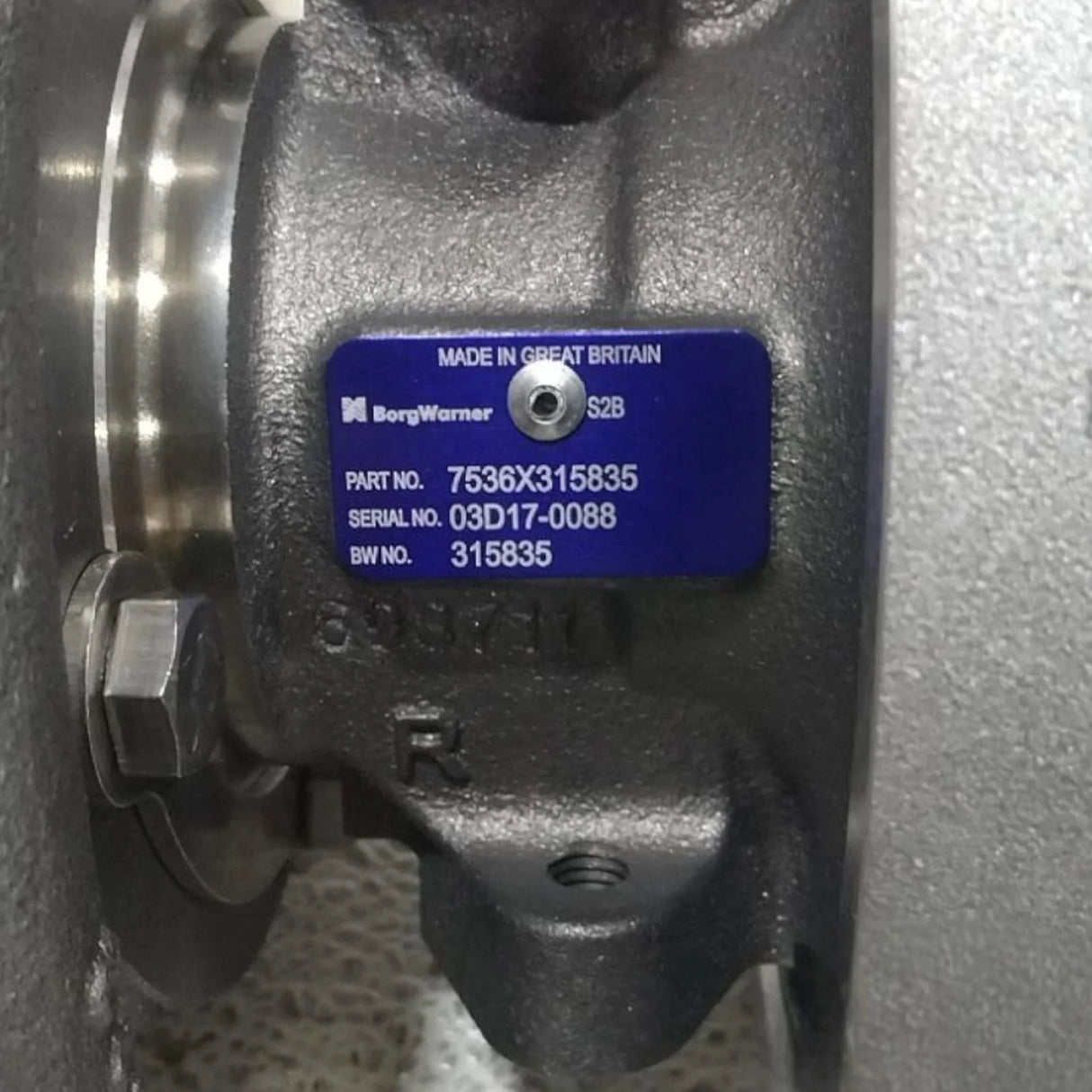 7536-315835 Genuine Mack Turbocharger - Truck To Trailer