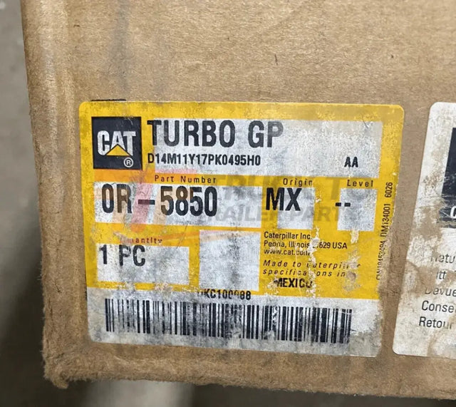 0R-5850 Genuine Caterpillar Turbocharger For Caterpillar D342 Engine - Truck To Trailer