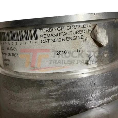 0R-7037 Genuine CAT Turbo GP - Truck To Trailer